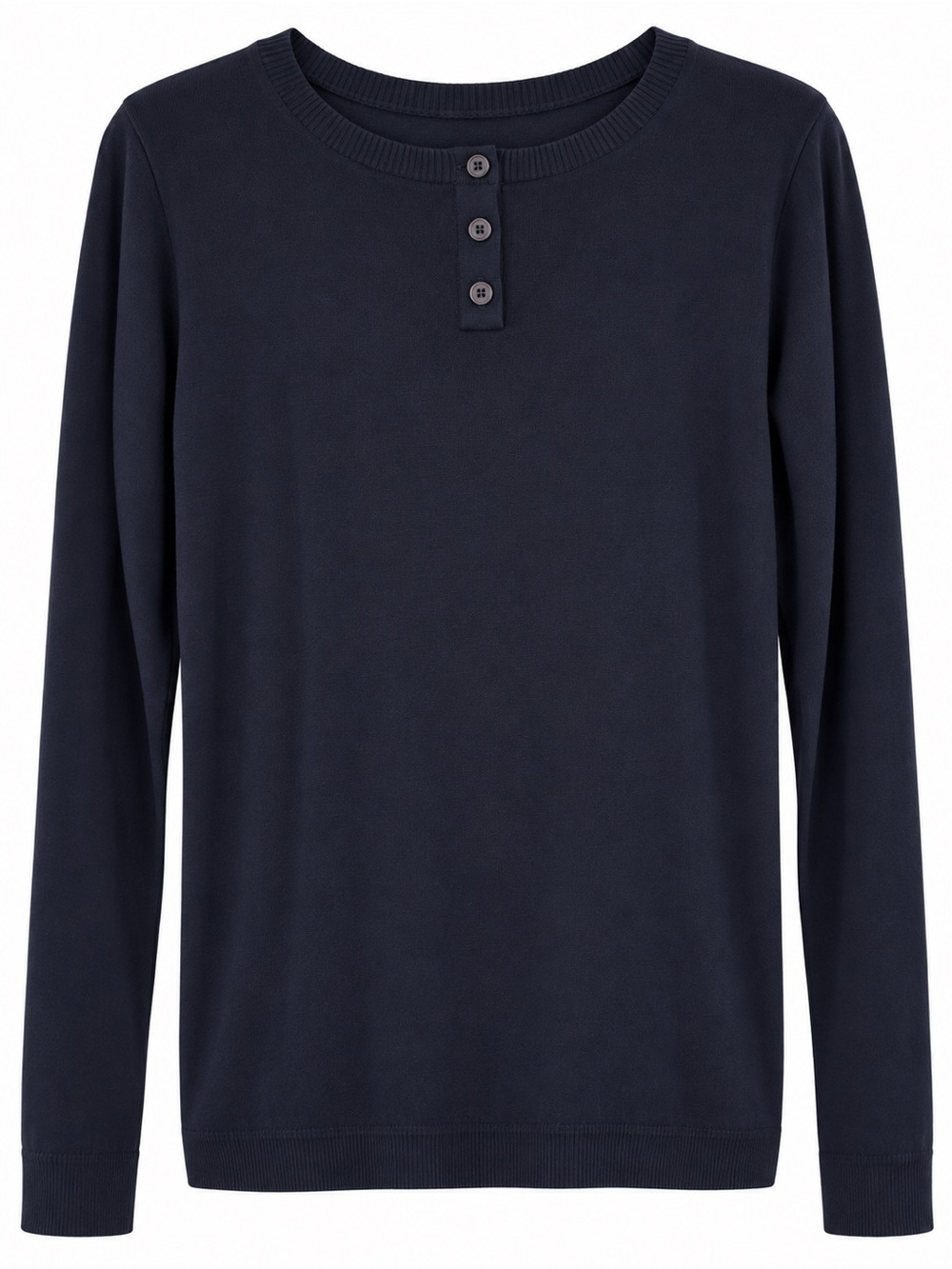 Talbots Navy Sweater with Dachshund Knit Motif - Picture 2 of 4